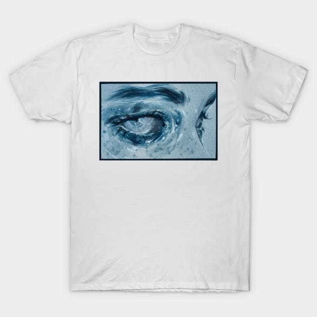 Blue eyes T-Shirt by Inkdoski